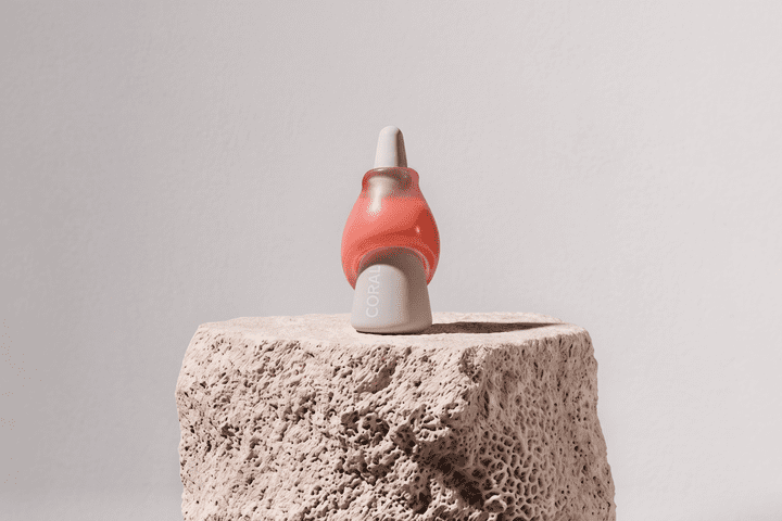 Coral nail polish